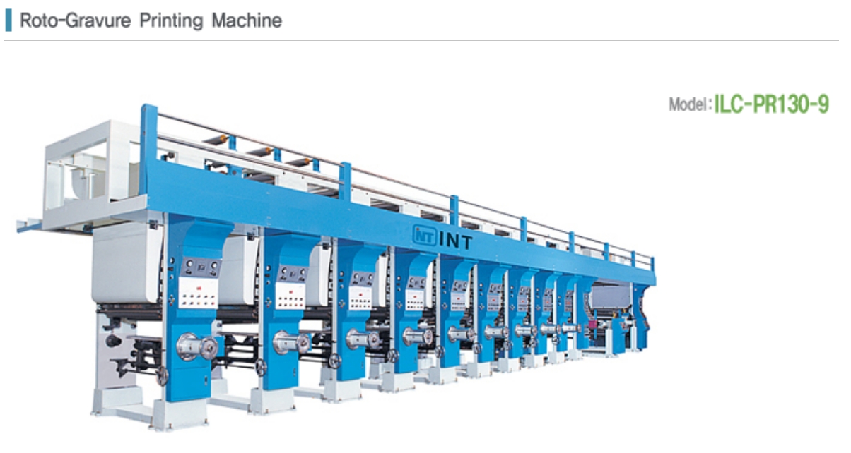Rotograuvre printing machine